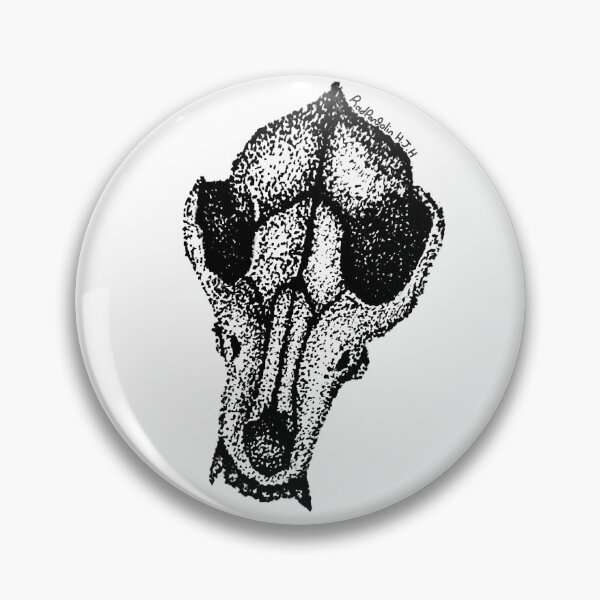 Artikelvorschau, Pointillism Coyote Skull entworfen und verkauft von RadPangolin.
