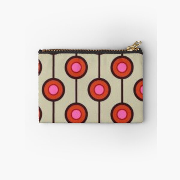 Item preview, Circle Pop Design Pattern in Red Pink and Black designed and sold by AMS-ART.
