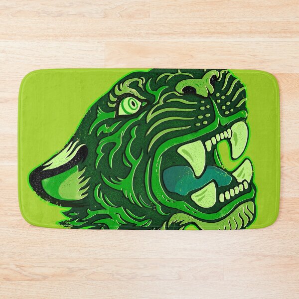 Item preview, Green Spirit Tiger designed and sold by Marianne Martin.