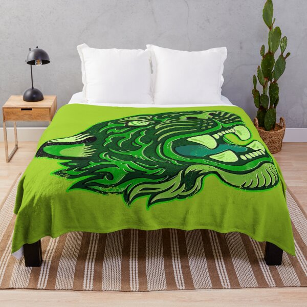 Item preview, Green Spirit Tiger designed and sold by Marianne Martin.