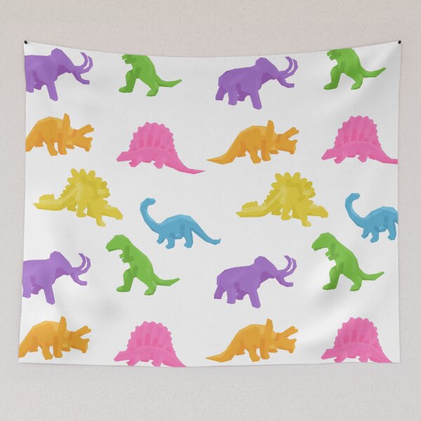 Item preview, Geometric Plastic Dinosaurs designed and sold by Rocket-To-Pluto.