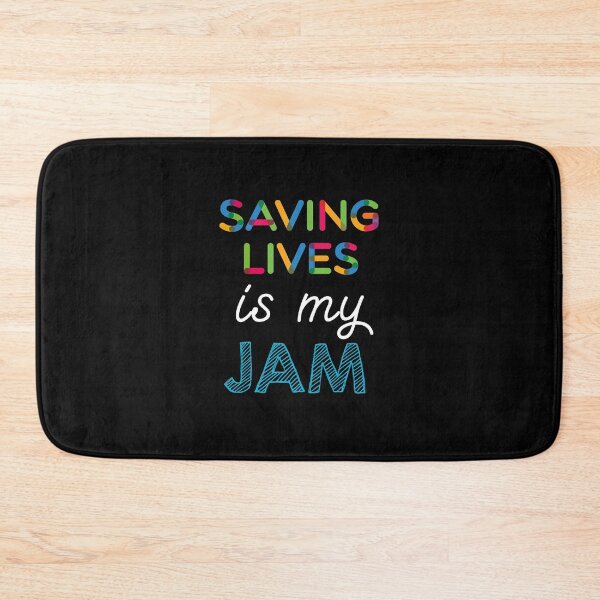 Item preview, Saving Lives is my Jam. Funny Saving Lives Design designed and sold by Custom365.