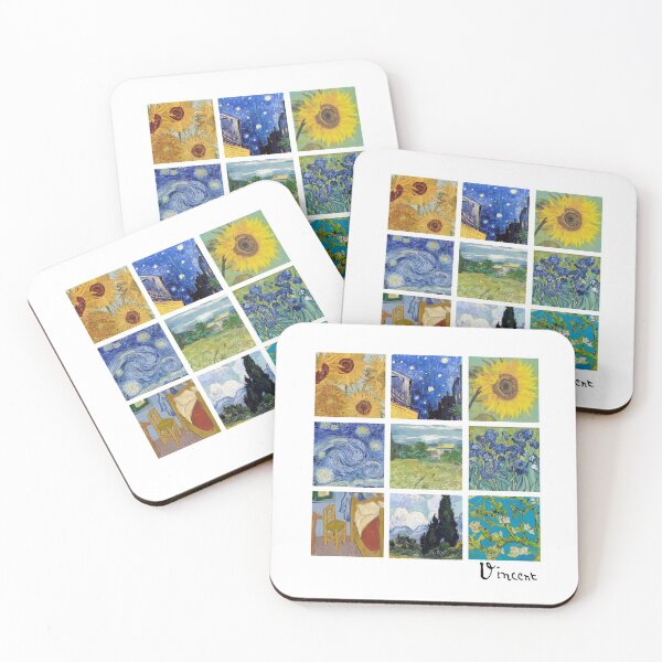 Artikelvorschau, Van Gogh Collage Kunstgeschenk entworfen und verkauft von Travel-Art-Love.