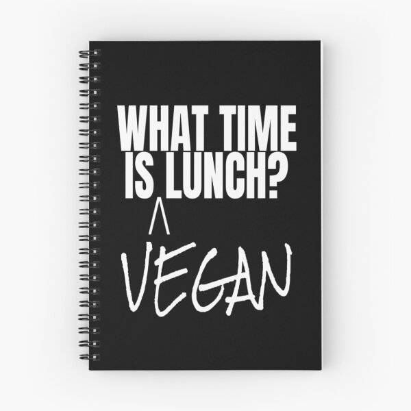Item preview, What Time Is Lunch Funny Vegan Themed T Shirt Merch designed and sold by PRINTS2HOT.