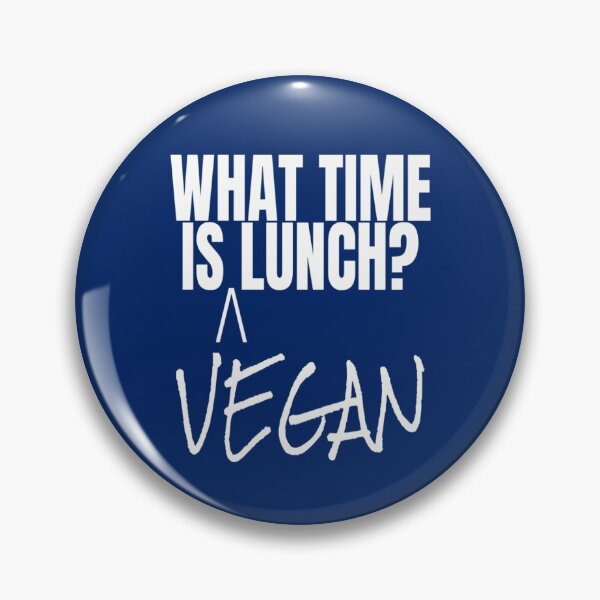 Item preview, What Time Is Lunch Funny Vegan Themed T Shirt Merch designed and sold by PRINTS2HOT.