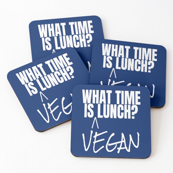 Item preview, What Time Is Lunch Funny Vegan Themed T Shirt Merch designed and sold by PRINTS2HOT.