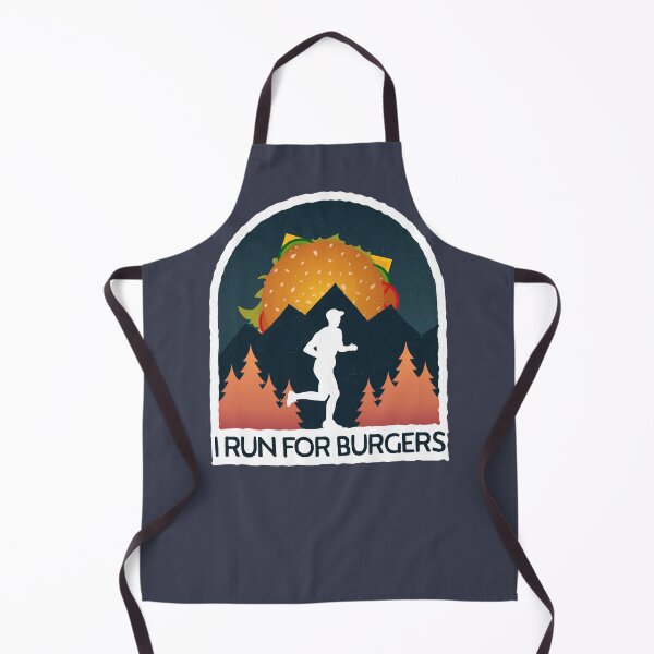 Item preview, I Run For Burgers Funny Burger Lover Running designed and sold by ForFunDesigns.