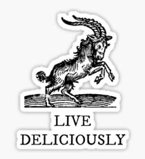 Live Deliciously Sticker