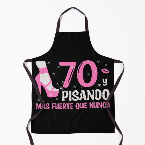 Item preview, 70 y Pisando Más Fuerte Que Nunca | 70 Años Cumpleaños Regalo de 70 Años para Mujer designed and sold by InkItStudio.