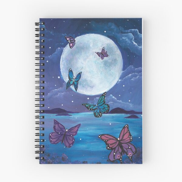 Aperçu de l'œuvre Papillons au clair de lune créée et vendue par OBRart.