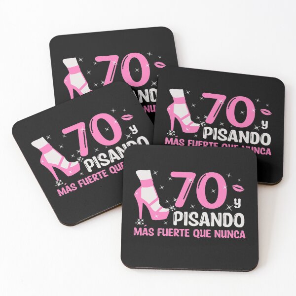 Item preview, 70 y Pisando Más Fuerte Que Nunca | 70 Años Cumpleaños Regalo de 70 Años para Mujer designed and sold by InkItStudio.