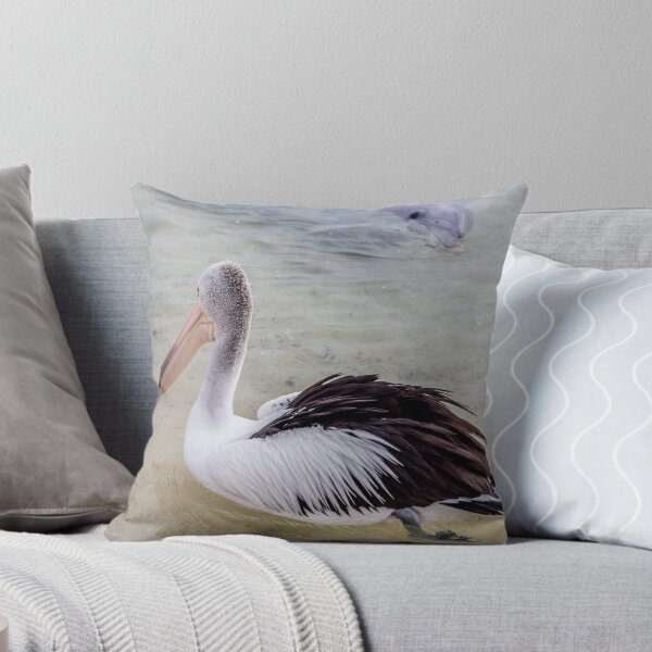 Item preview, Watching the dolphins swim around the pelicans designed and sold by alokojha.