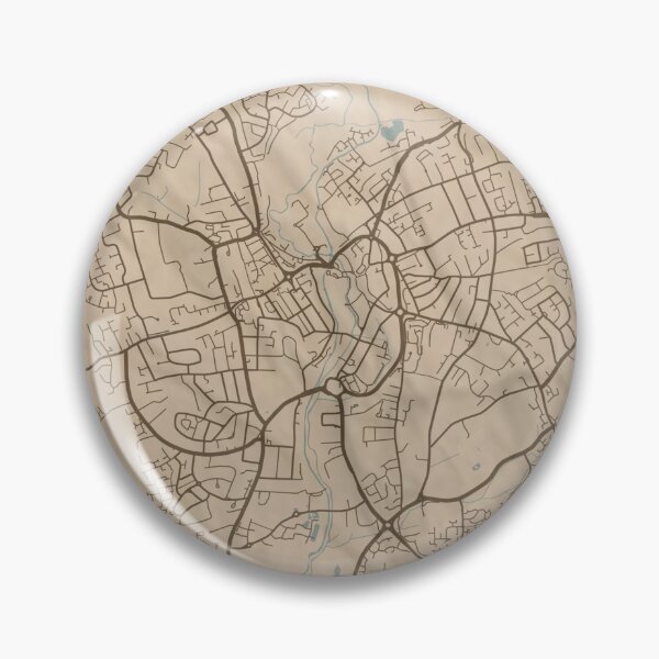 Item preview, Kidderminster Sepia Map designed and sold by CPTVDesign.