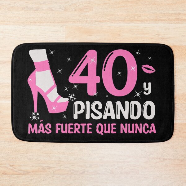 Item preview, 40 y Pisando Más Fuerte Que Nunca | 40 Años Cumpleaños Regalo de 40 Años para Mujer designed and sold by InkItStudio.