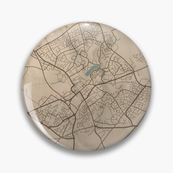 Item preview, Lichfield Sepia Map designed and sold by CPTVDesign.