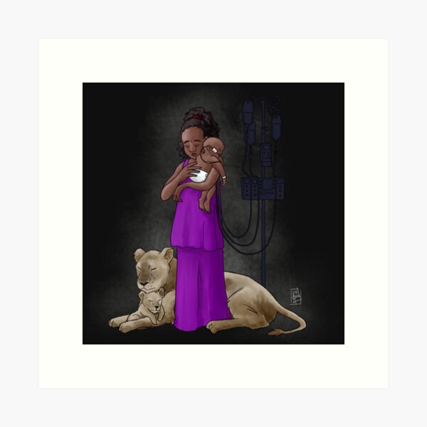 Lioness Art Print
