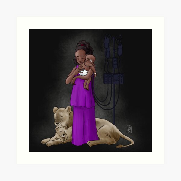Lioness Art Print