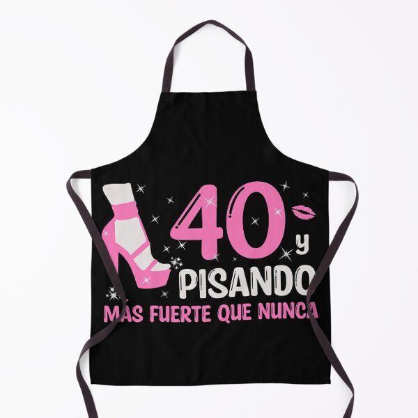 40 y Pisando Más Fuerte Que Nunca, 40 Años Cumpleaños Regalo de 40 Años  para Mujer Shower Curtain for Sale by InkItStudio