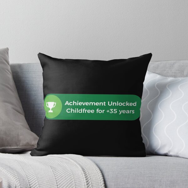 Item preview, Childfree por +35 años - Logro desbloqueado designed and sold by Can Relate.