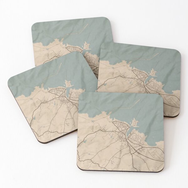 Item preview, Holyhead Sepia Map designed and sold by CPTVDesign.