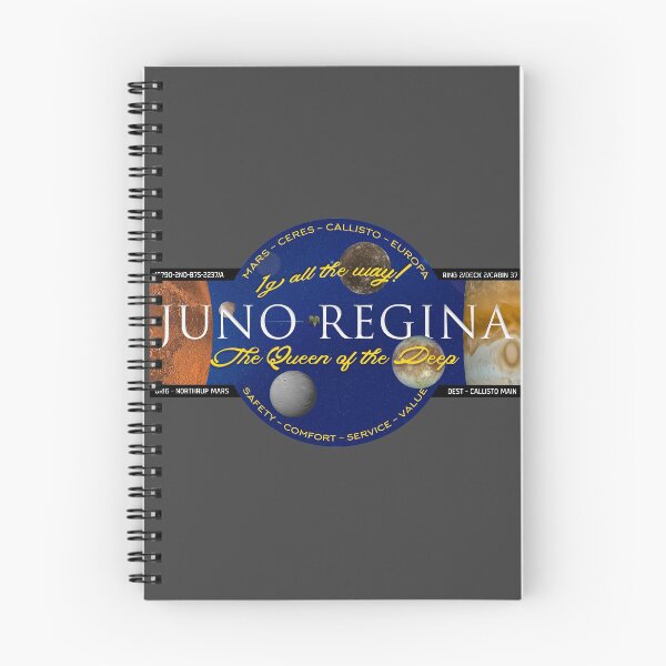 Aperçu de l'œuvre Étiquette de bagage Juno Regina 2e classe créée et vendue par Aethervision.