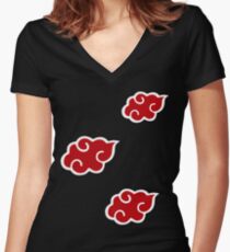 Akatsuki Q Women's Fitted V-Neck T-Shirt