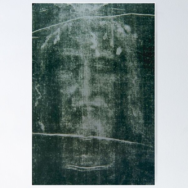 Vista previa del artículo con la obra «Pascua: Santo rostro de Jesús negativo de la Sábana Santa de Turín», diseñado y vendido por The Great  Art.