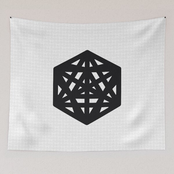 Item preview, NFIcon Platonic Pattern Dark designed and sold by nacforit.
