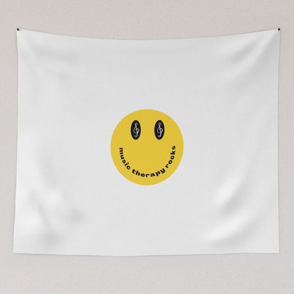 Item preview, Music Therapy Rocks!-Treble Smile designed and sold by MegMcCreations.