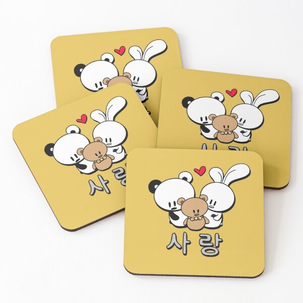 Item preview, Korean "love" Jelly, Sesame, & Bao Fam designed and sold by HuiCreations.