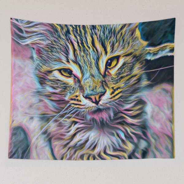 Item preview, Colorful Cat designed and sold by GrudleBay.