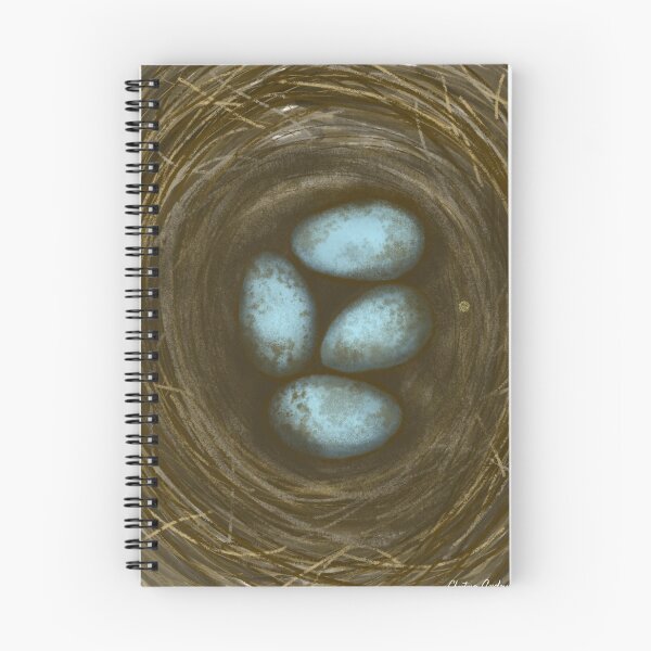 Item preview, Watercolor Bird’s Nest with Robin’s Eggs – Nature Inspired Botanical Artwork designed and sold by Christina Anderson.