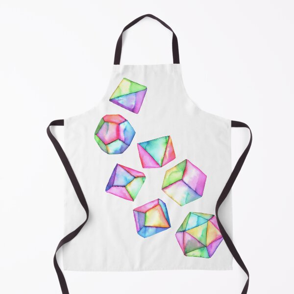 Item preview, Watercolor Polyhedral Dice designed and sold by RoxyTocin.