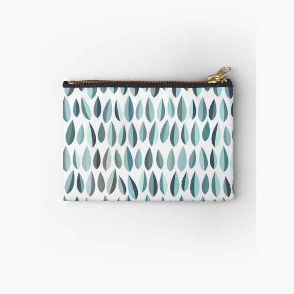 Item preview,  Retro design 70's Pattern in  Blue Leaves designed and sold by AMS-ART.