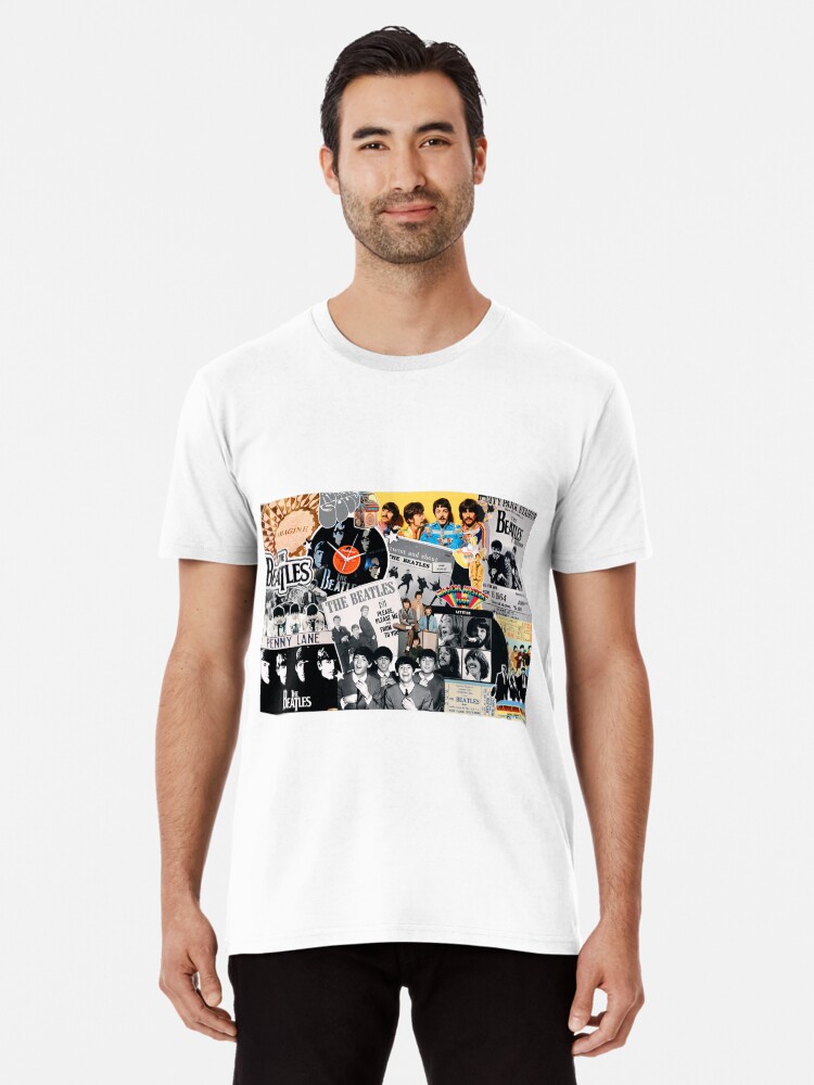 Beatles shirt mens on sale