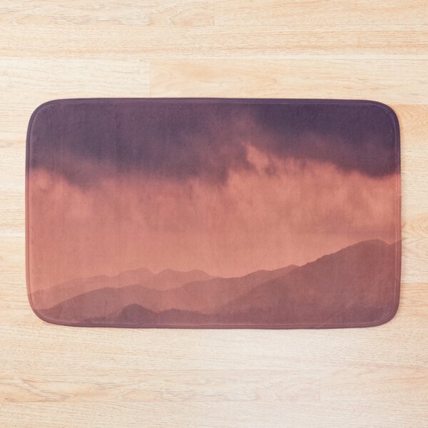 Item preview, Storm pink and purple clouds above the hills designed and sold by Marilena Strambu.