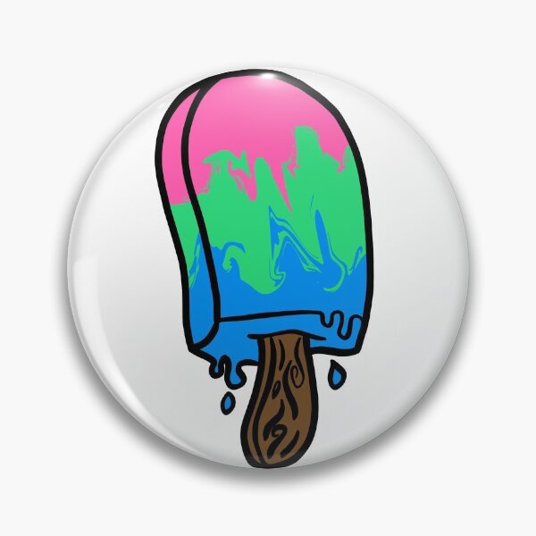 Item preview, Polysexual Pride Popsicle designed and sold by NerdyCupcake559.