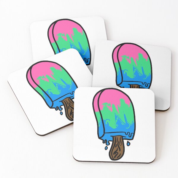 Item preview, Polysexual Pride Popsicle designed and sold by NerdyCupcake559.