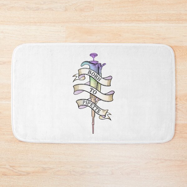 Item preview, Born To Pipette PCR Science Tattoo Style Design designed and sold by Zit-Zat-Zot.