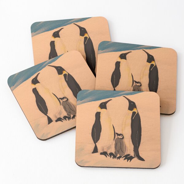 Item preview, Emperor Penguin family  designed and sold by Suzgallery58.