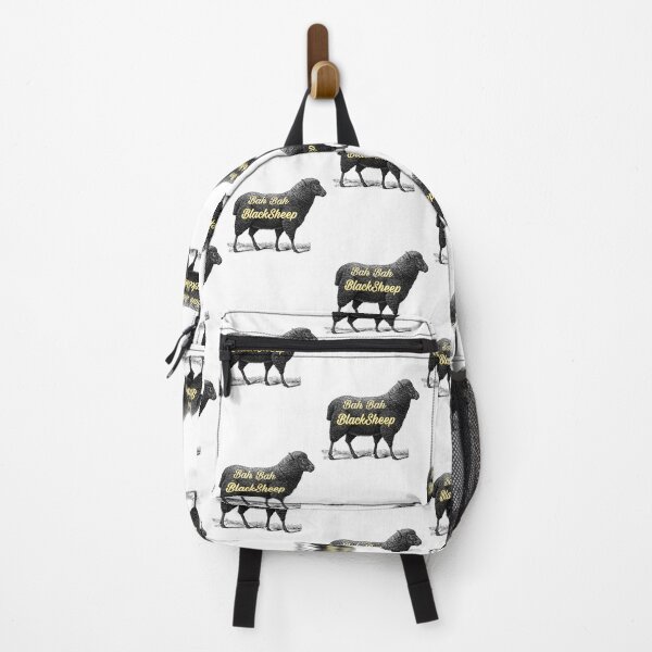 Item preview, black sheep logo on sheep designed and sold by cataleabianco.