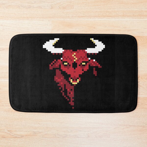 Item preview, pixel bull designed and sold by Jnwodo.