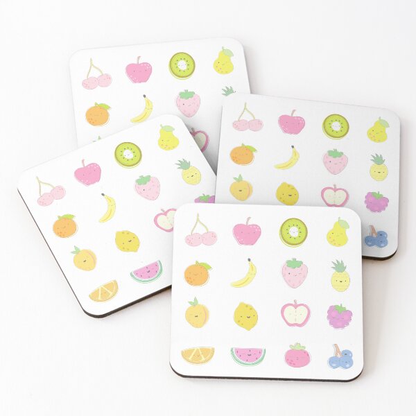 Item preview, Fruits Cute Kawaii Colorful Food Sticker Pack designed and sold by yumiso.