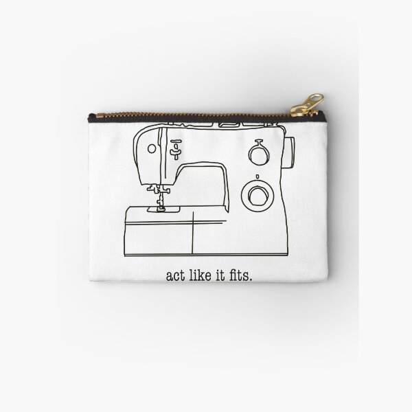 Item preview, Sewing Machine “Act like it Fits” Illustration  designed and sold by gwynethstrope.