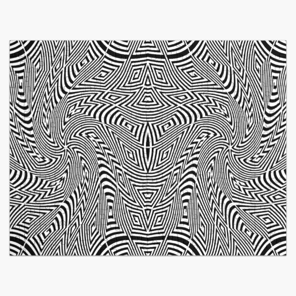 Psychedelic Hypnotic Visual Illusion Jigsaw Puzzle