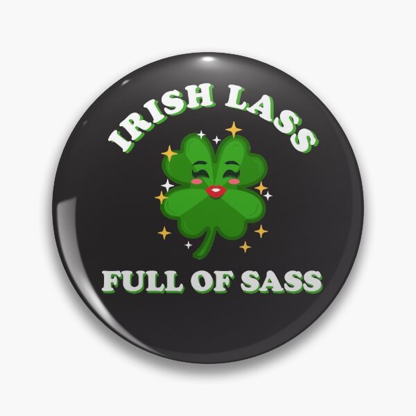 Item preview, Irish Lass Full Of Sass St Patricks Day Funny Shamrock Girl designed and sold by gkao.