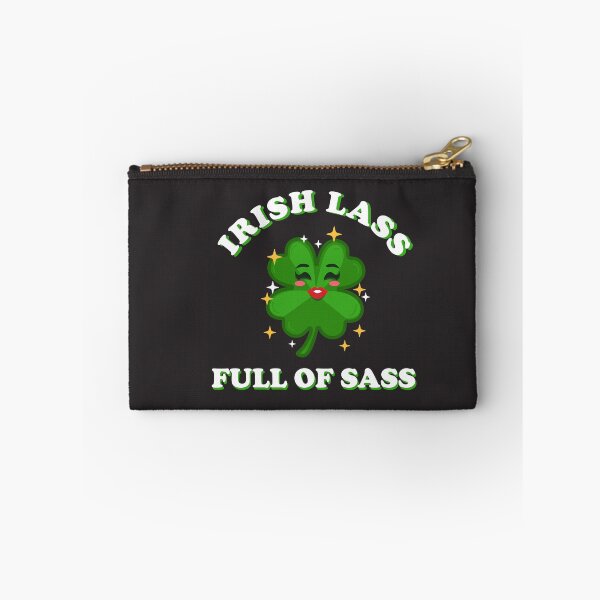 Item preview, Irish Lass Full Of Sass St Patricks Day Funny Shamrock Girl designed and sold by gkao.