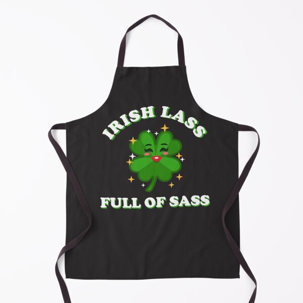 Item preview, Irish Lass Full Of Sass St Patricks Day Funny Shamrock Girl designed and sold by gkao.