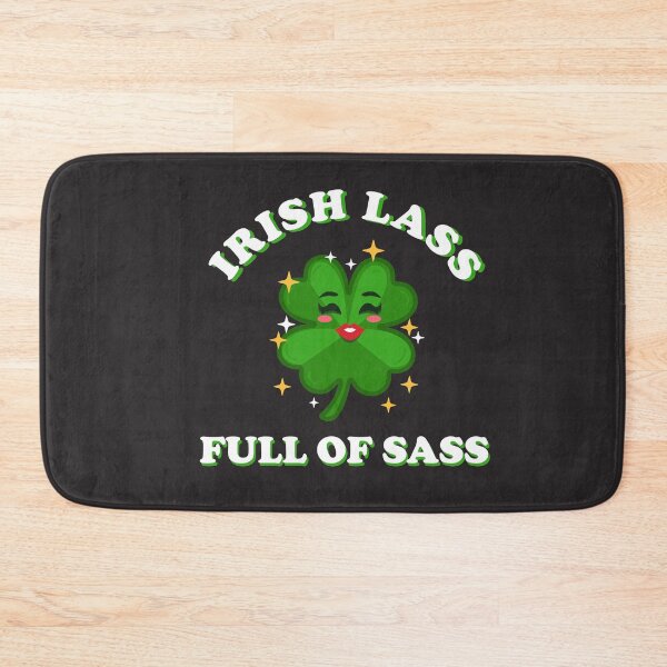 Item preview, Irish Lass Full Of Sass St Patricks Day Funny Shamrock Girl designed and sold by gkao.