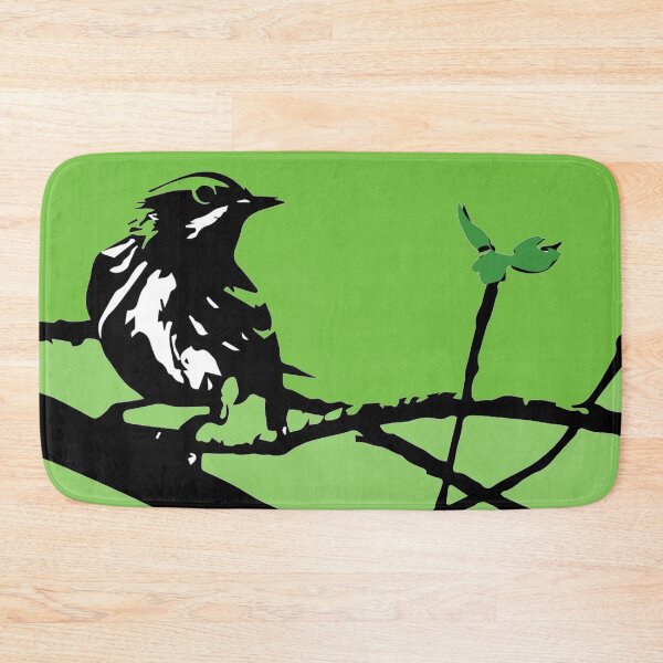 Item preview, Energetic Black-and-white Warbler designed and sold by Rosa Elena Albornoz Mendez.